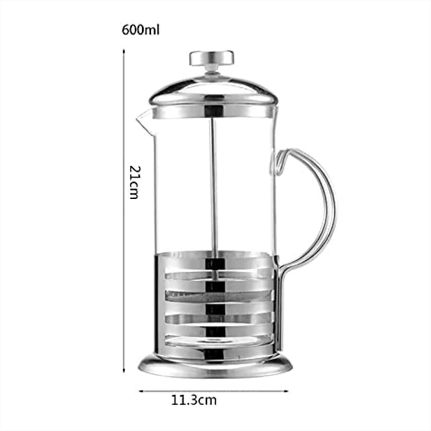 Cafetera Tetera Con Sistema De Embolo Cafe 600 Ml Grupo Dos — miniatura 2