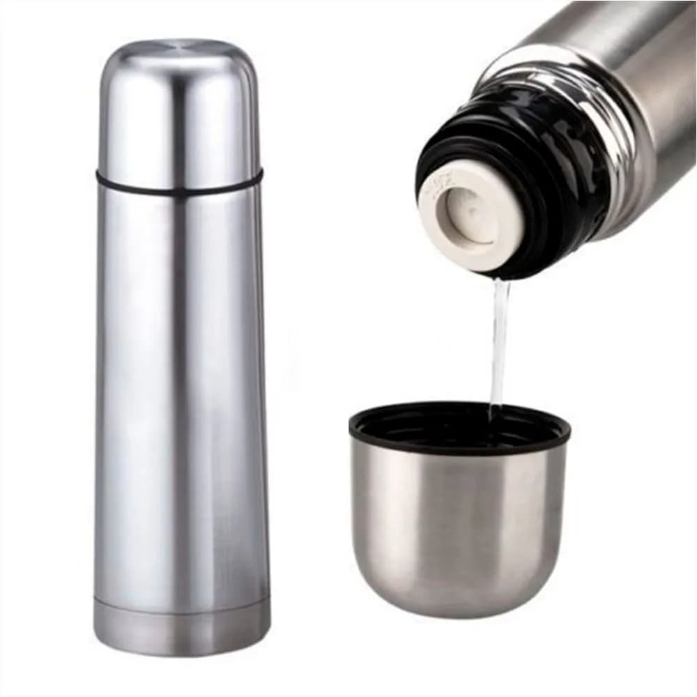 Mini Termo Bala 500 Ml Acero Inoxidable Frio Calor Tapon — imagen 1 de 3