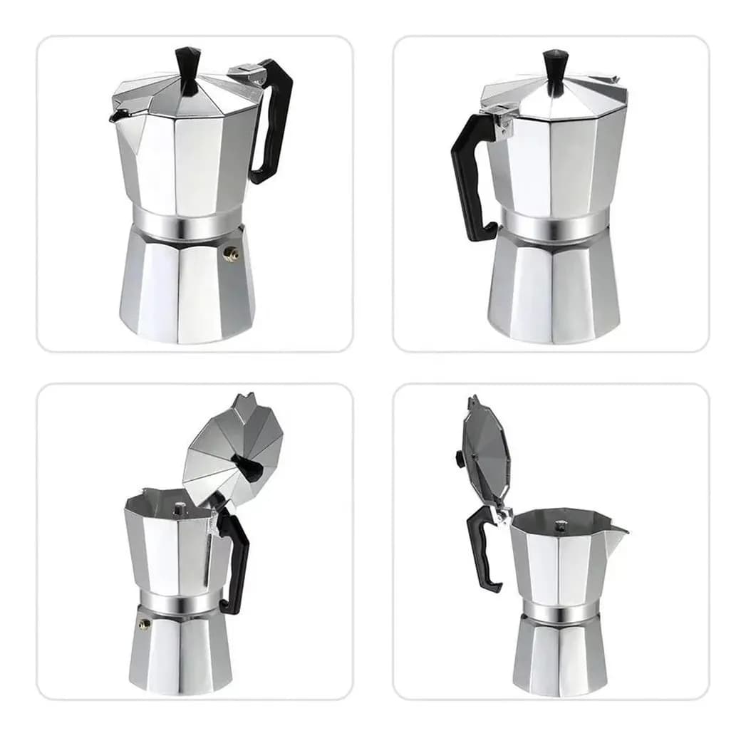 Cafetera Italiana Aluminio Cafe 450 Ml 9 Tazas Grupo Dos — miniatura 3