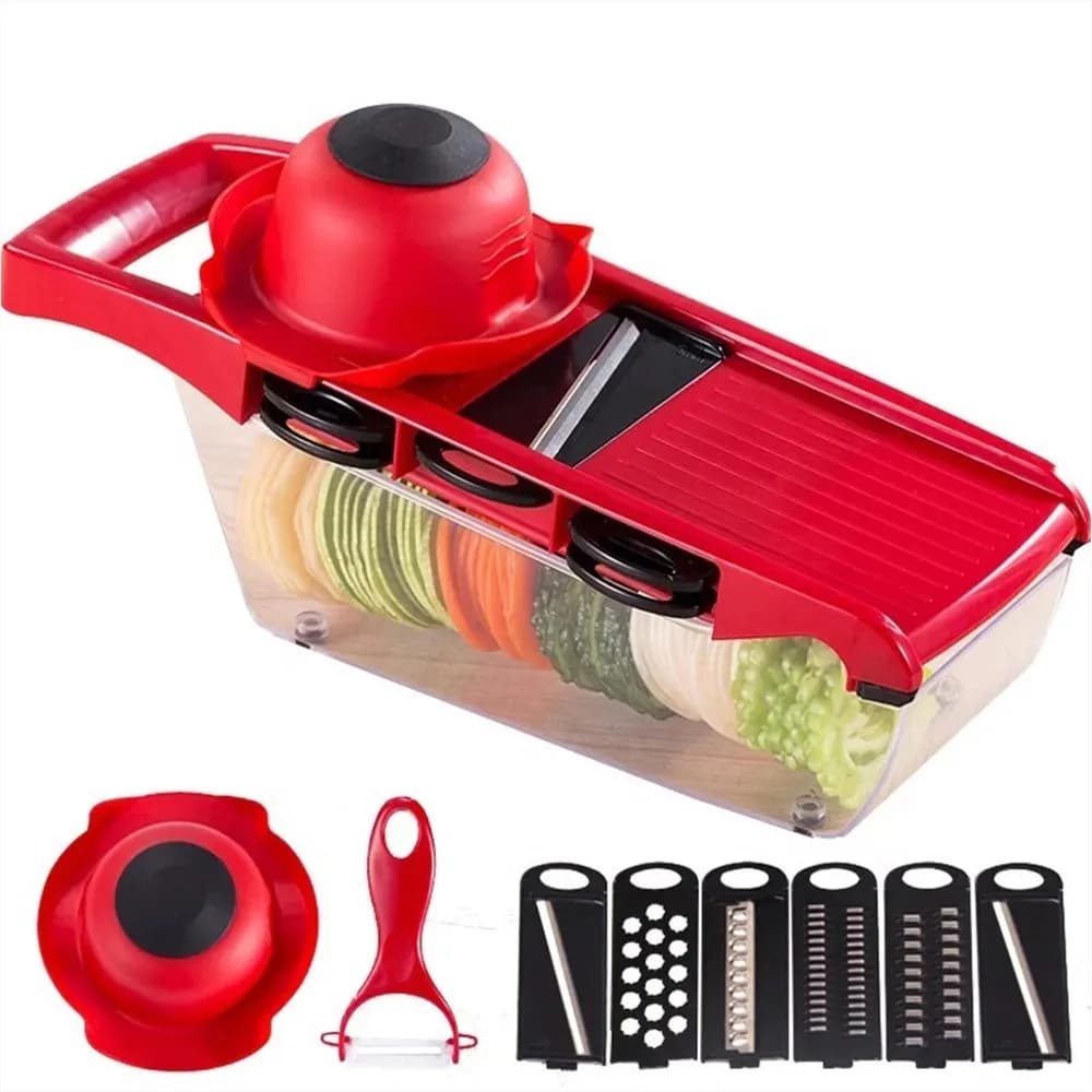 Mandolina Cortador Rallador De Verduras Y Vegetales — imagen 1 de 6