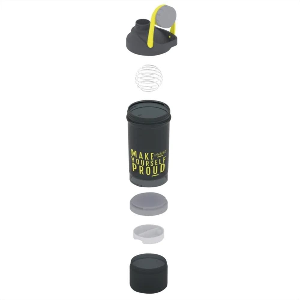 Botella Shaker Tramontina Vaso Mezclador Suplementos Deporte — miniatura 3