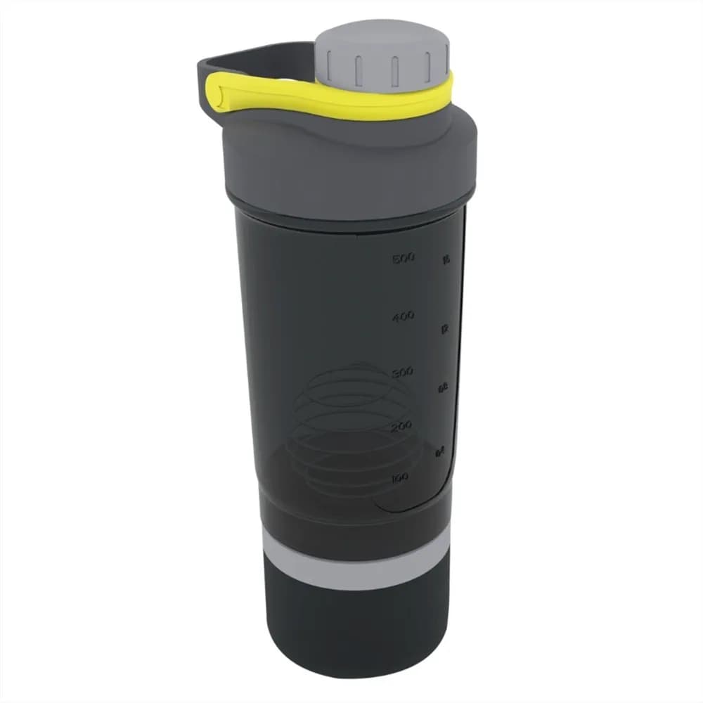 Botella Shaker Tramontina Vaso Mezclador Suplementos Deporte — miniatura 4