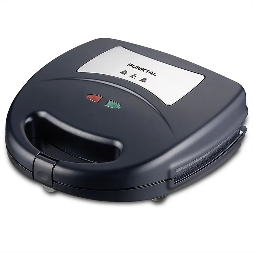 Sandwichera Doble Grill Wafflera 3 En 1 Punktal 800 W — miniatura 2