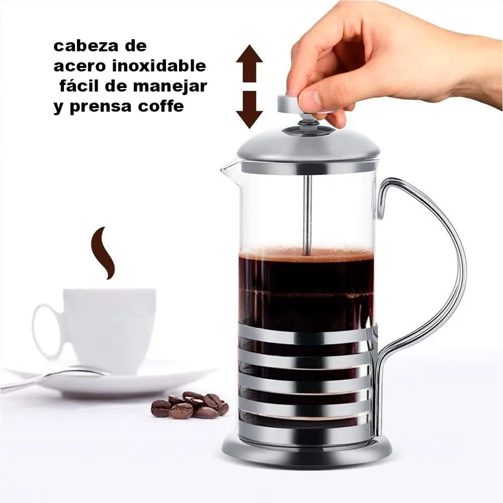 Cafetera Tetera Con Sistema De Embolo Cafe 800 Ml Grupo Dos — imagen 2 de 3