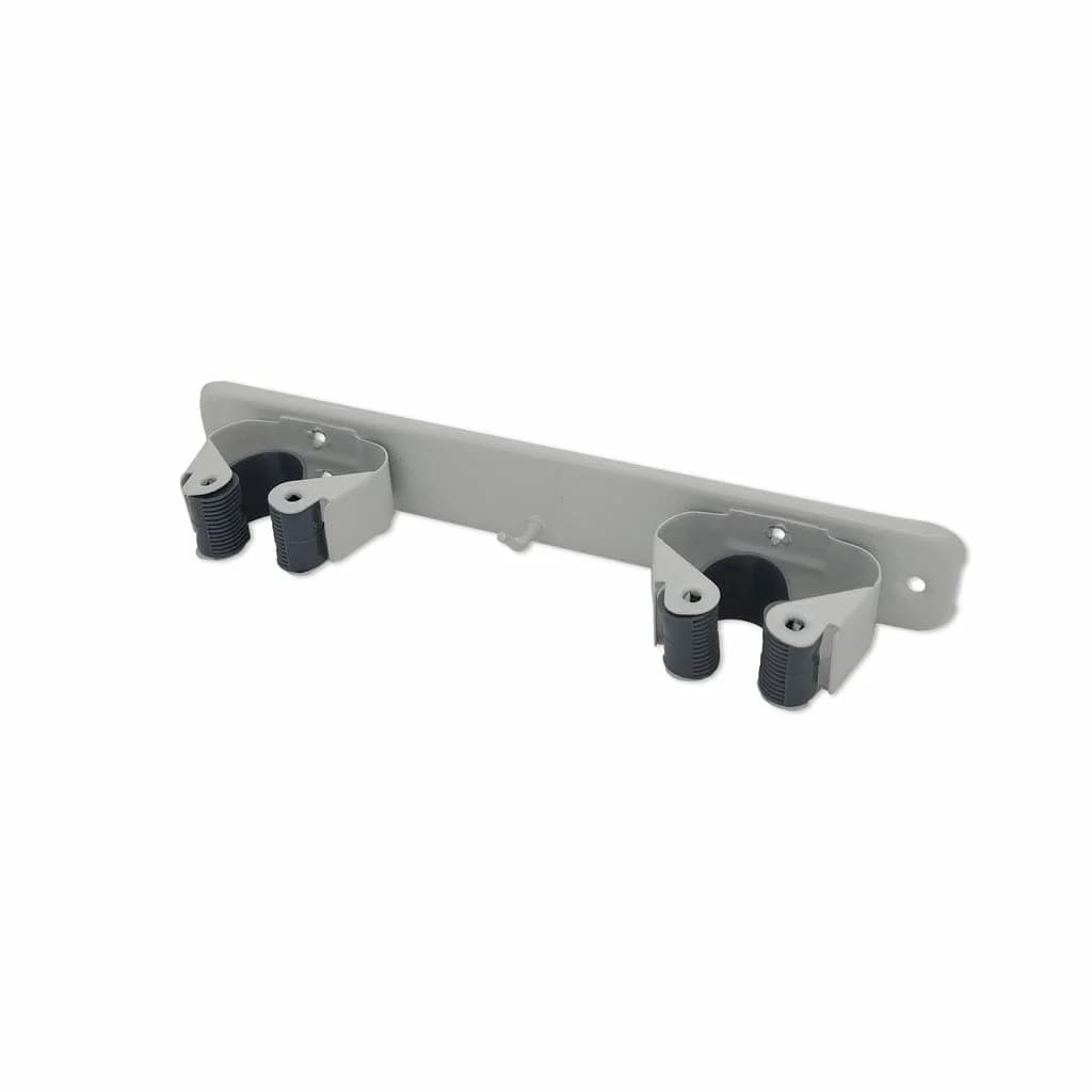 Soporte Para 2 Escobas Lampazo Pared Con Gancho — imagen 1 de 2