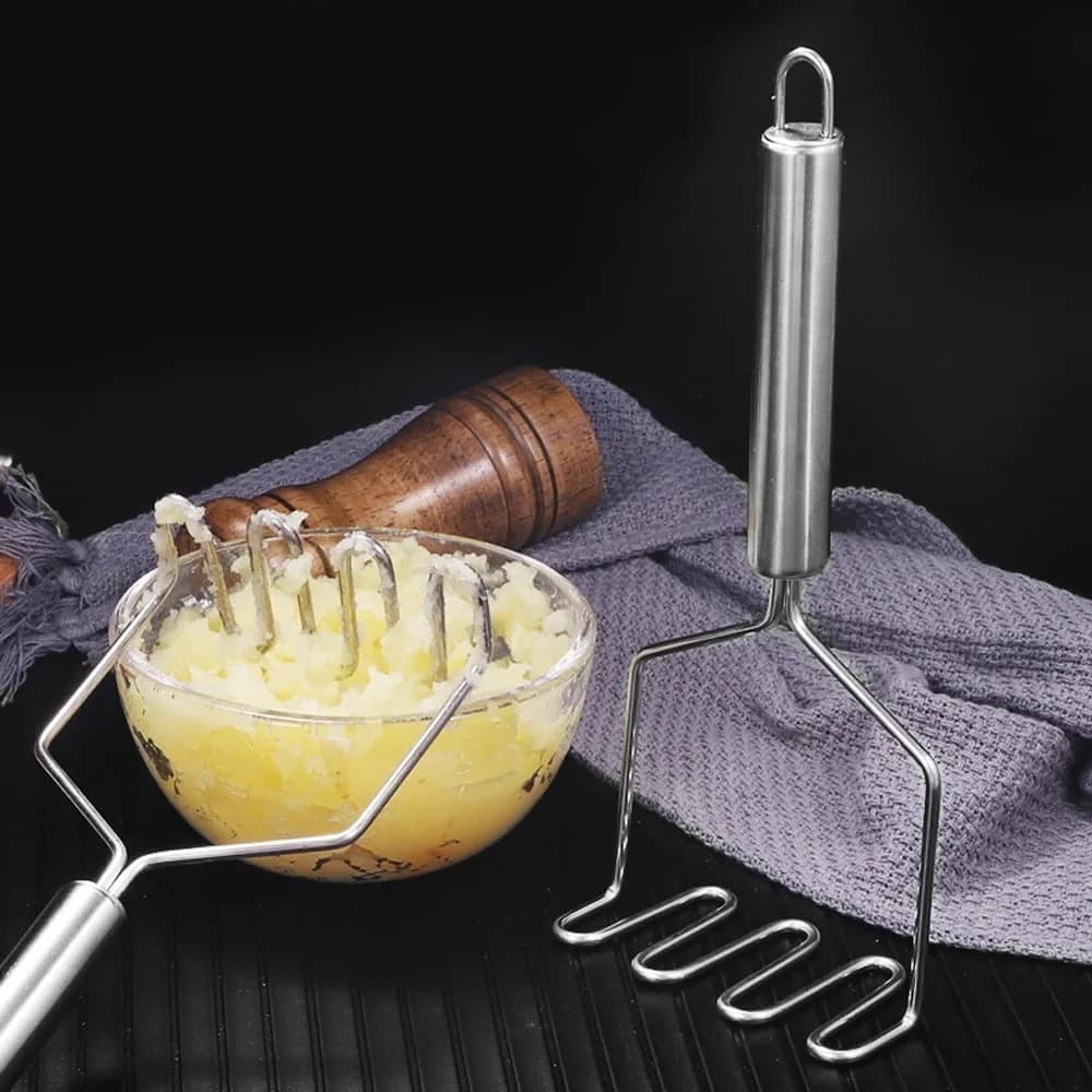 Puretera Pisa Papas Cocina Acero Inoxidable 27 Cm — imagen 2 de 4