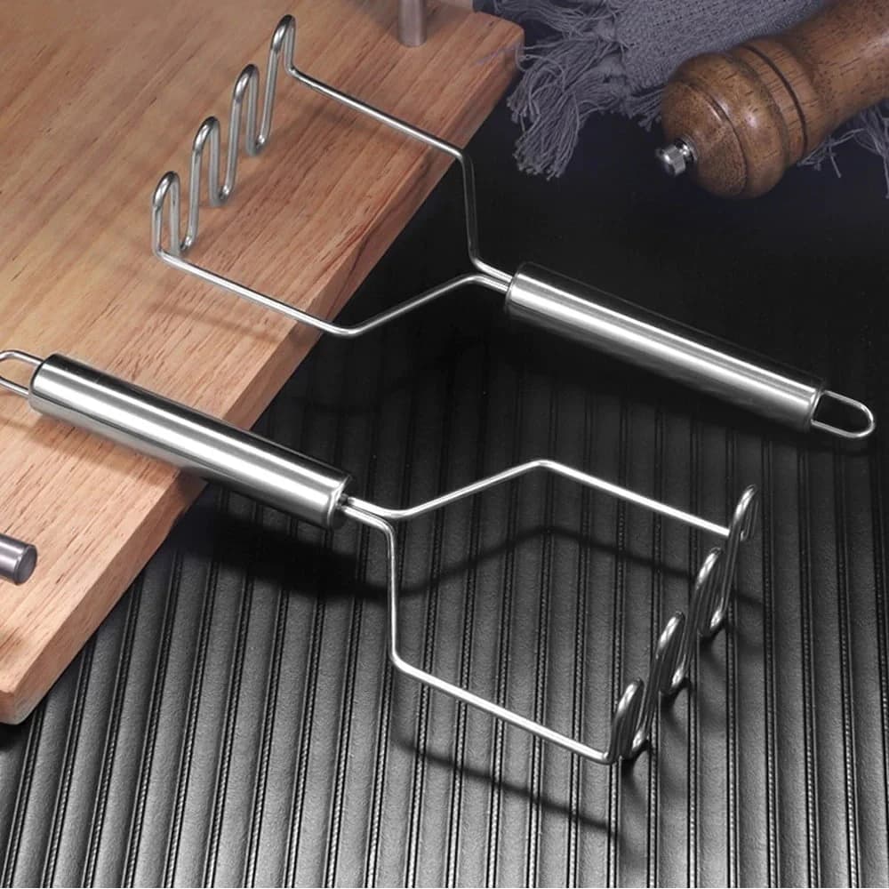 Puretera Pisa Papas Cocina Acero Inoxidable 27 Cm — imagen 4 de 4