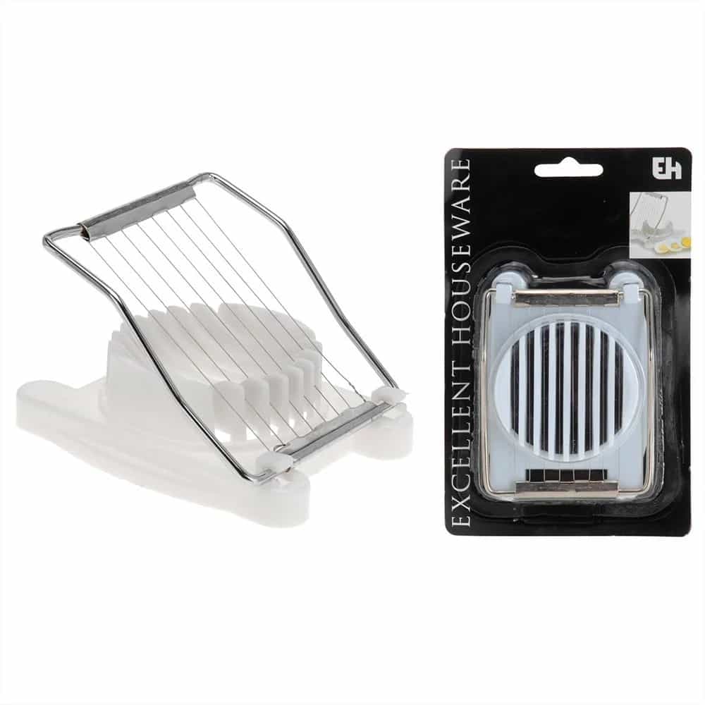 Cortador De Huevo Plastico Con Acero Acero Inoxidable