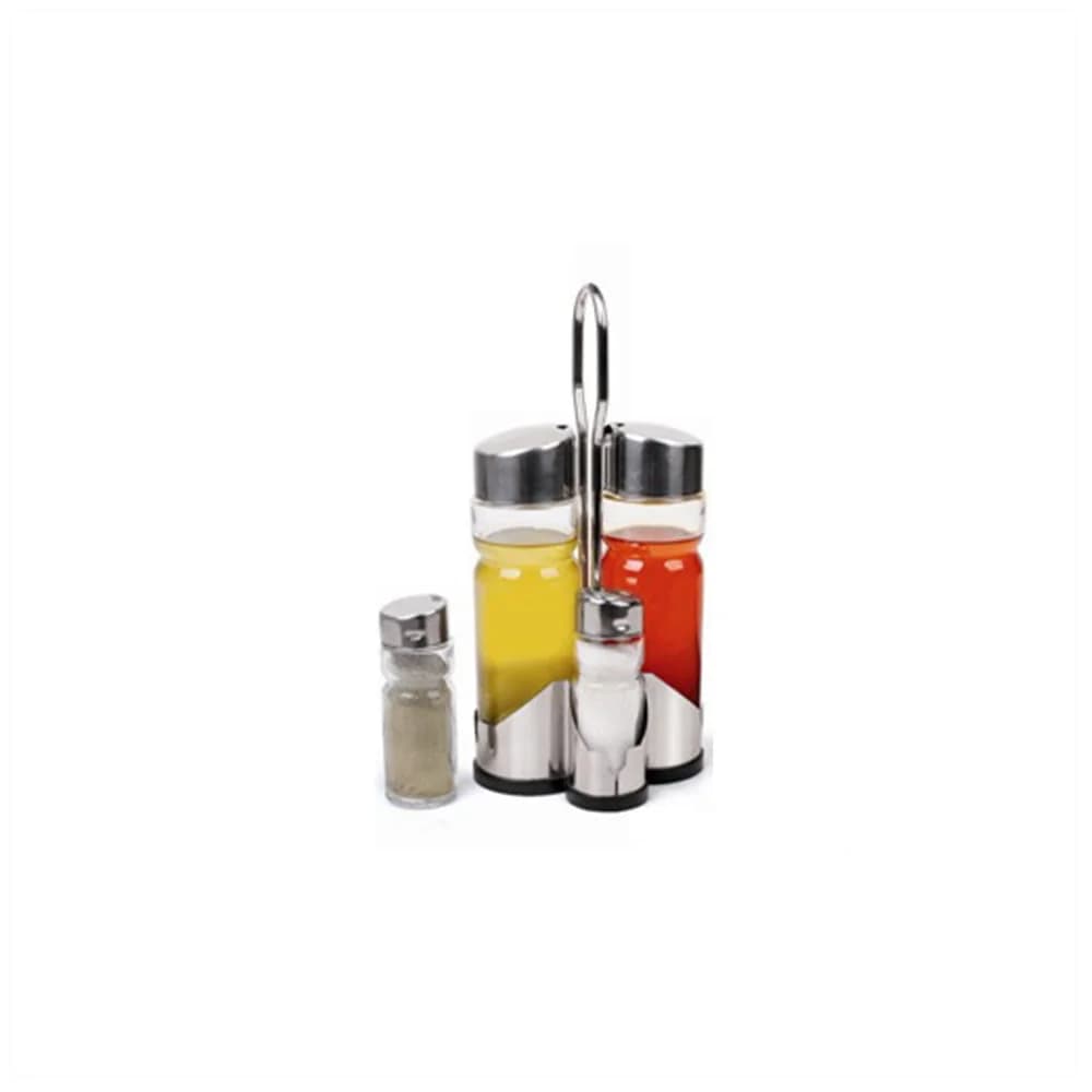 Set Condimentero Vinagre Aceite Sal Pimienta Selecta 5 Pz — imagen 1 de 1
