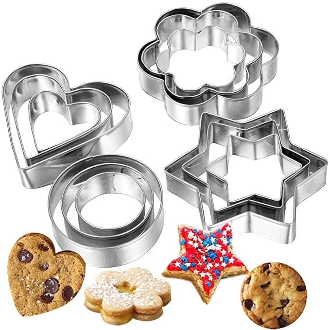 Cortante Molde De Metal X 12 Para Galletitas Con Formas — imagen 3 de 5