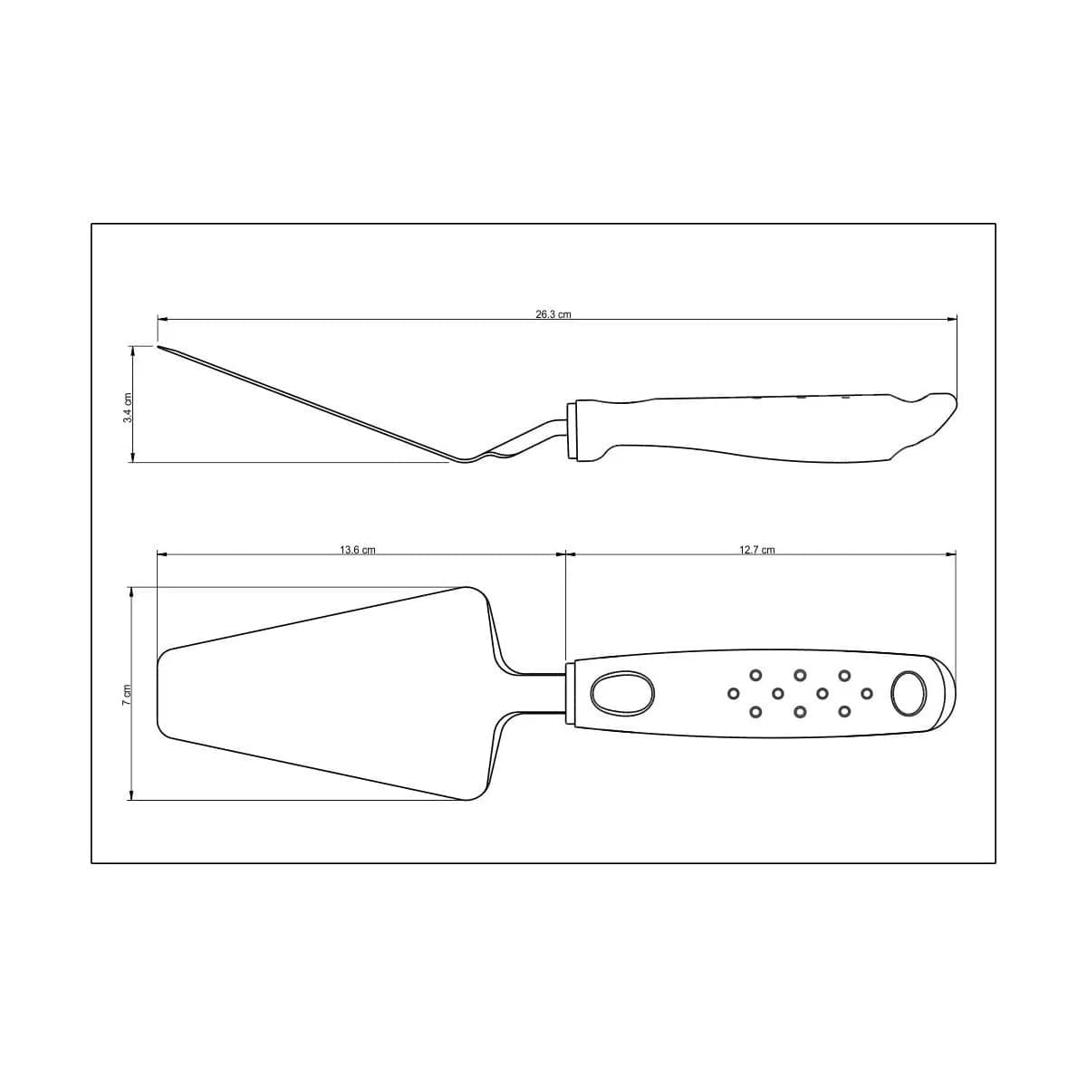 Espatula Pala De Pizza Tramontina Acero Inoxidable Utilita — miniatura 3