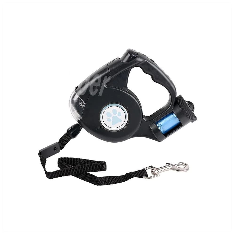 Correa Para Mascotas Con Luz Led Extensible Retractil 5 Mts — miniatura 2