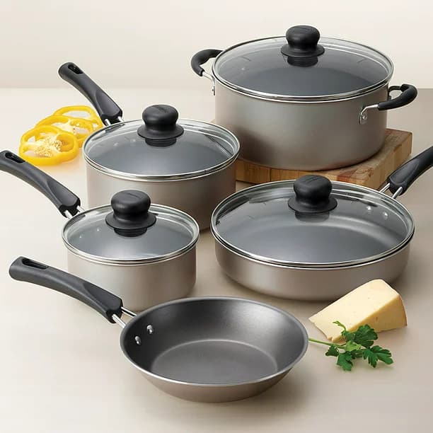 Juego De Ollas Tramontina Teflon 9 Piezas Nonstick Antiadher — imagen 5 de 5