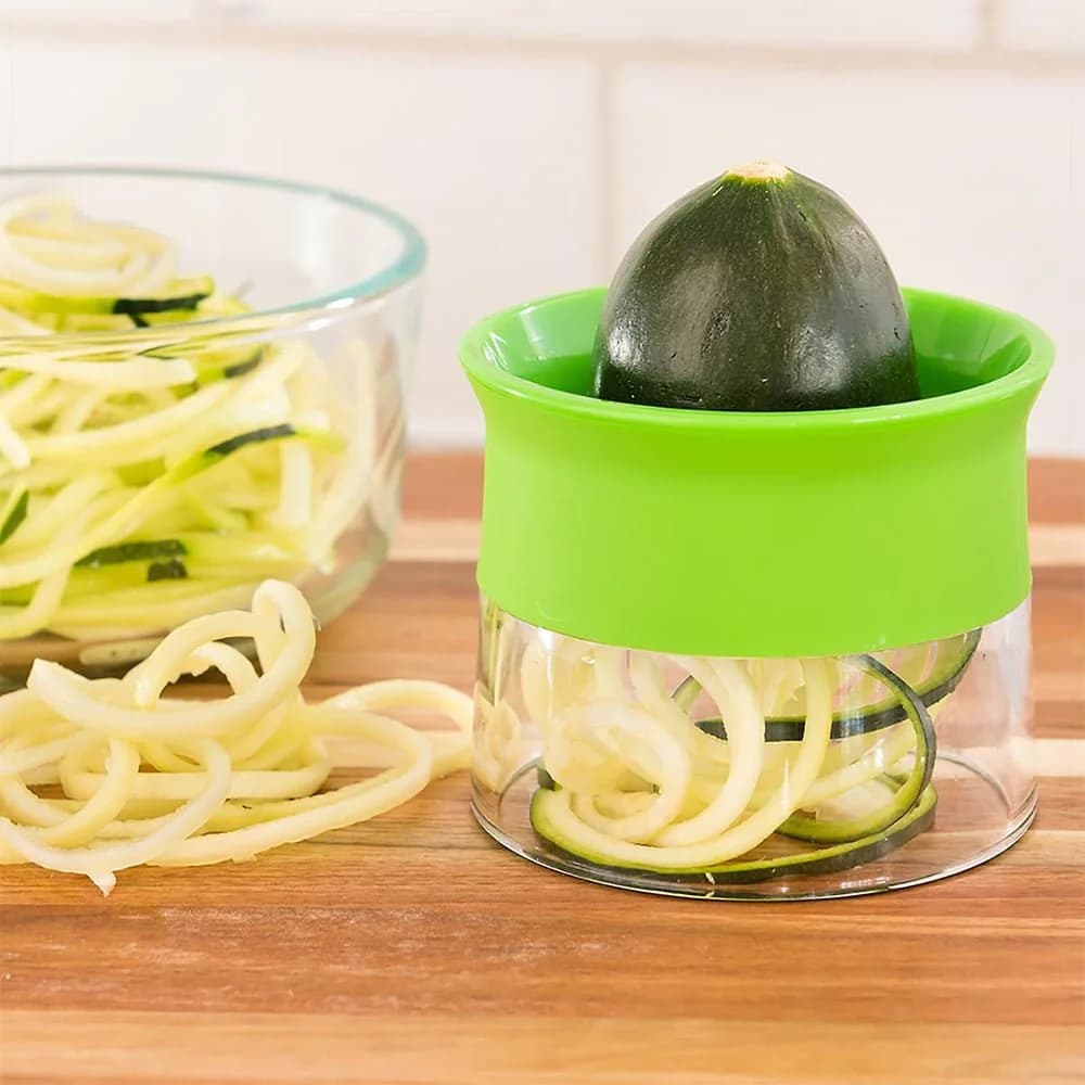 Espiralizador De Vegetales Manual Plastico Hoja Acero Inox — imagen 3 de 4