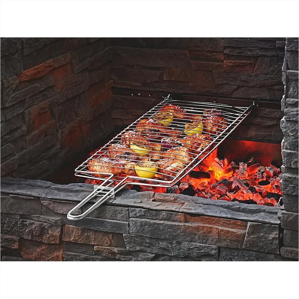 Rejilla Doble Para Parrilla Grill Barbacoa 56 Cm Grupo Dos — imagen 5 de 5