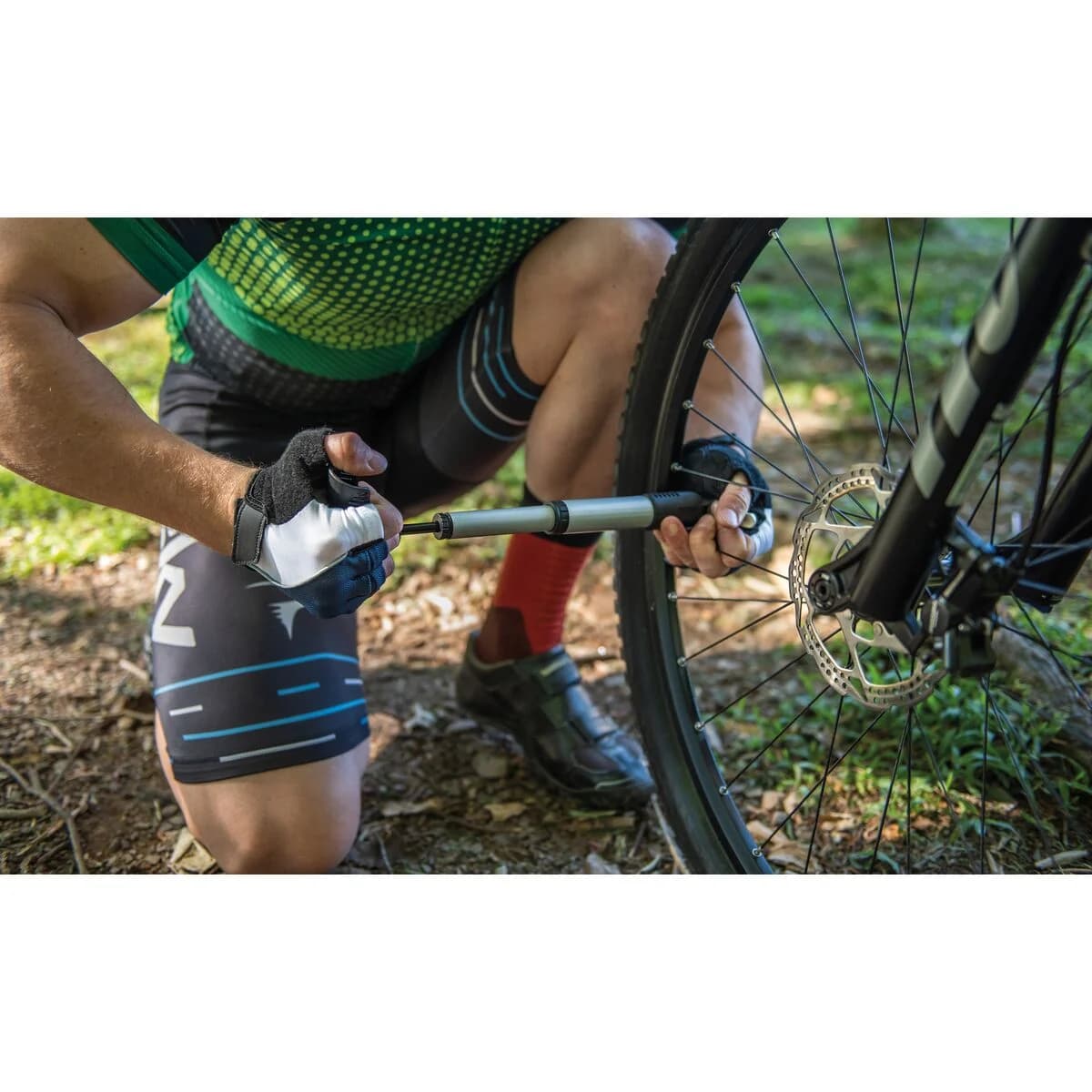 Inflador De Bicicleta Manual Tramontina 90 Psi Doble Valvula — miniatura 4