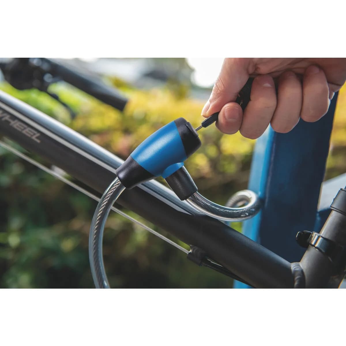Candado Para Bicicleta Linga Tramontina Flexible 2 Llaves — miniatura 5