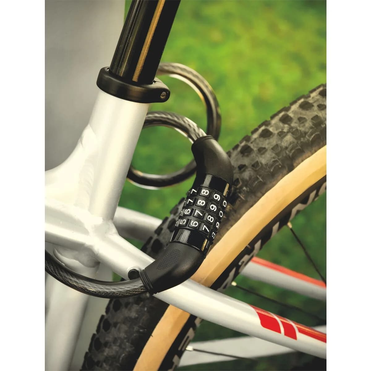 Candado Para Bicicleta Tramontina Flexible Con Combinacion — miniatura 4