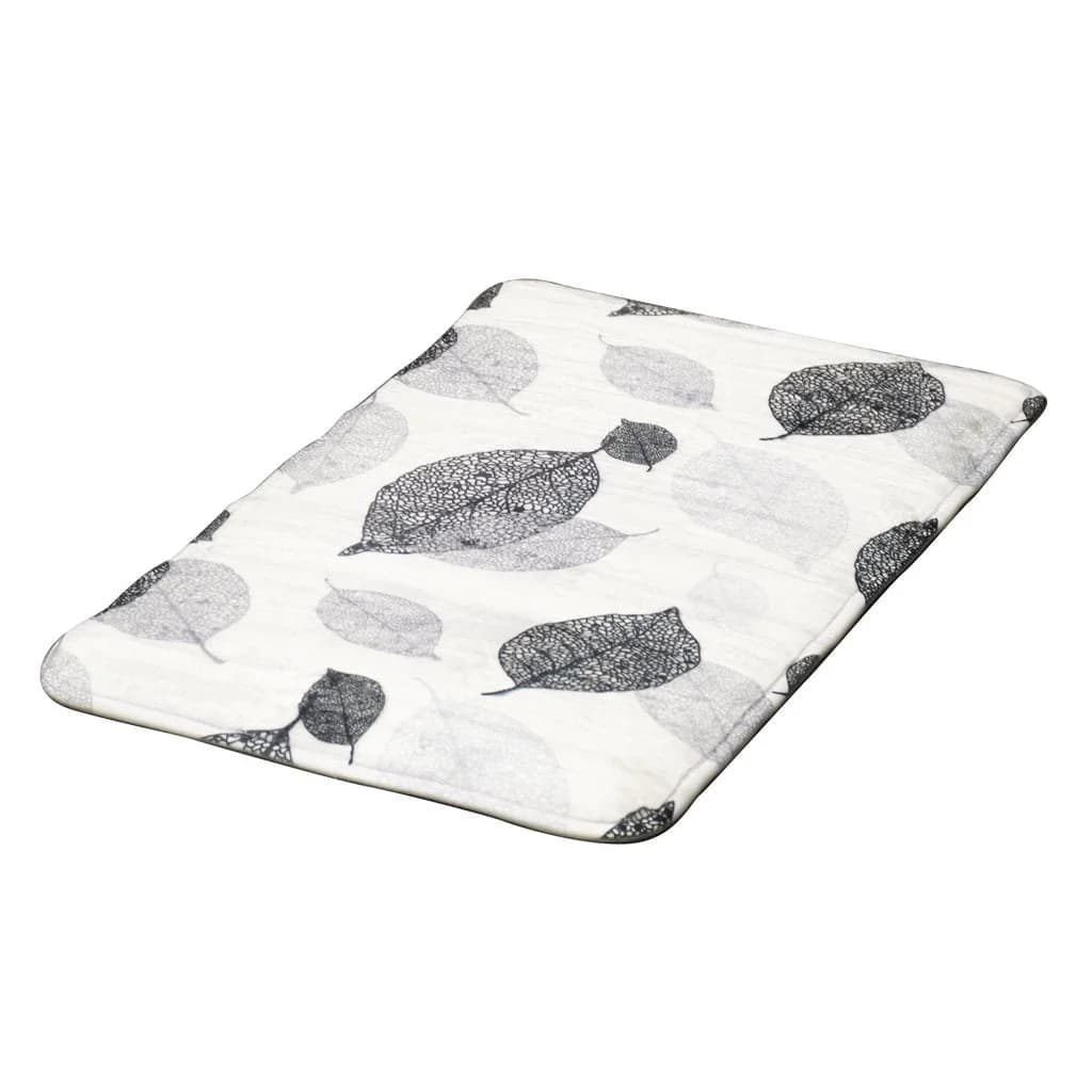 Alfombra De Baño Base Antideslizante 45 X 75 Cm Hojas — imagen 1 de 2