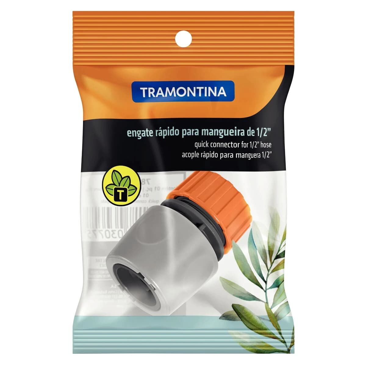 Acople Rapido Plastico Para Manguera De 1/2 Tramontina — miniatura 2