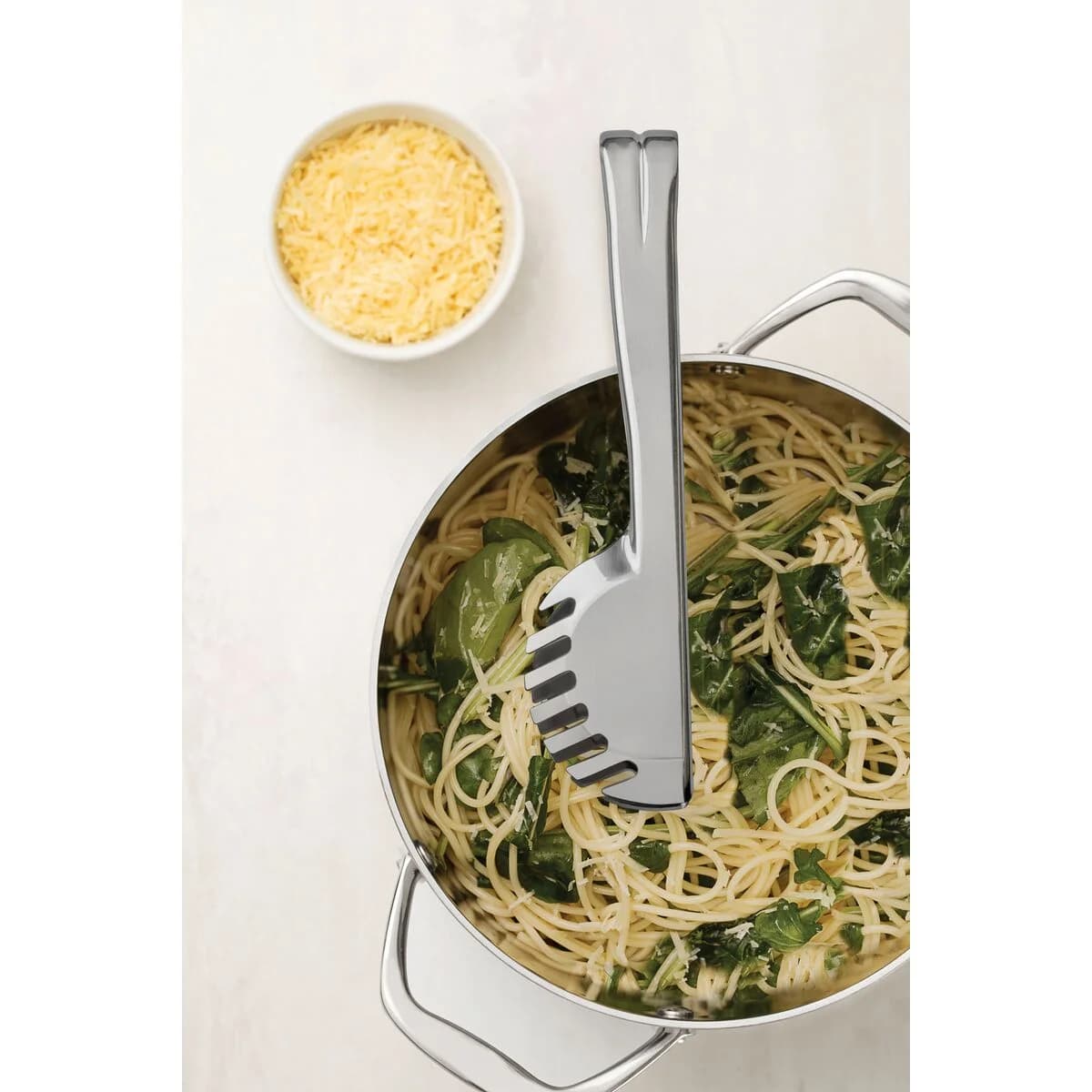 Pinza De Pasta Tramontina Utility Acero Inoxidable 21 Cm — miniatura 5