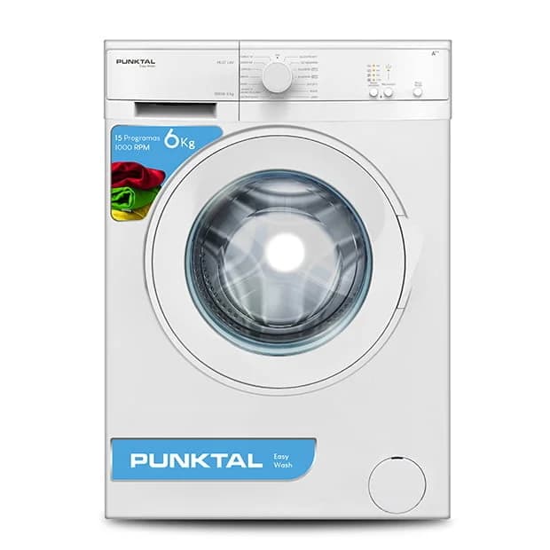 Lavarropas Punktal 6kg 15 Programas Carga Frontal Pk-07 Lav — imagen 1 de 3
