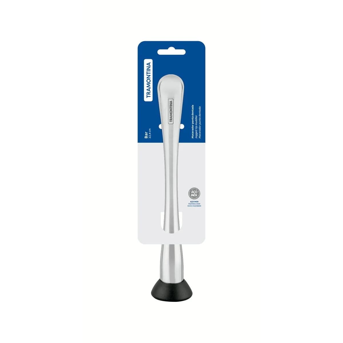 Triturador De Cocteleria Macerador Acero Inoxidable 22,4 Cm — miniatura 2