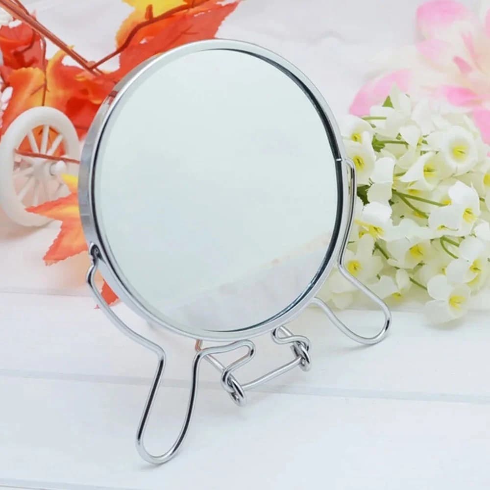 Espejo Redondo Para Maquillaje Cosmetico 360 Grados 22 Cm — miniatura 3