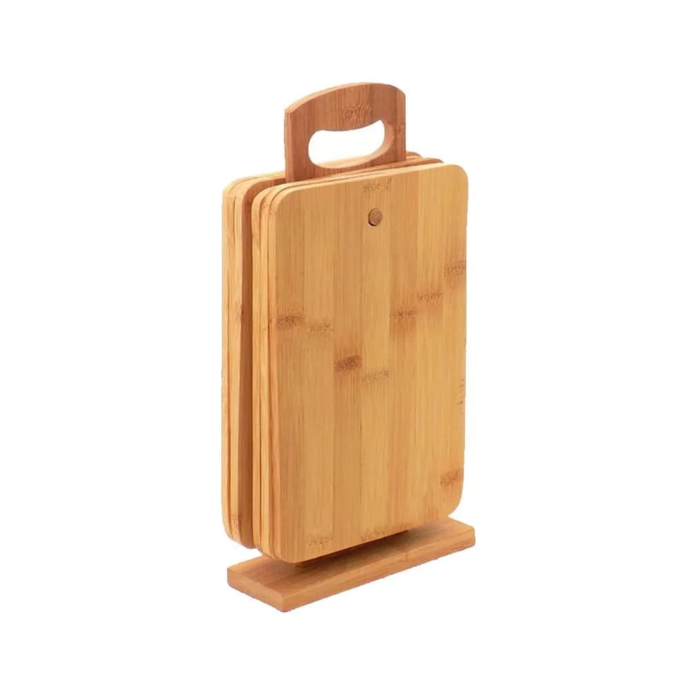 Juego De Tablas Madera Cocina Con Soporte 7 Piezas — imagen 1 de 1
