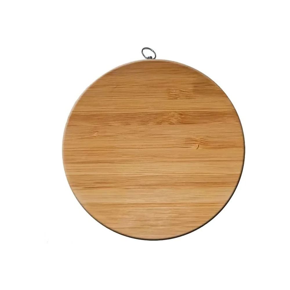 Tabla De Madera Redonda Bambu Para Pizza Carne 34 Cm — imagen 1 de 1