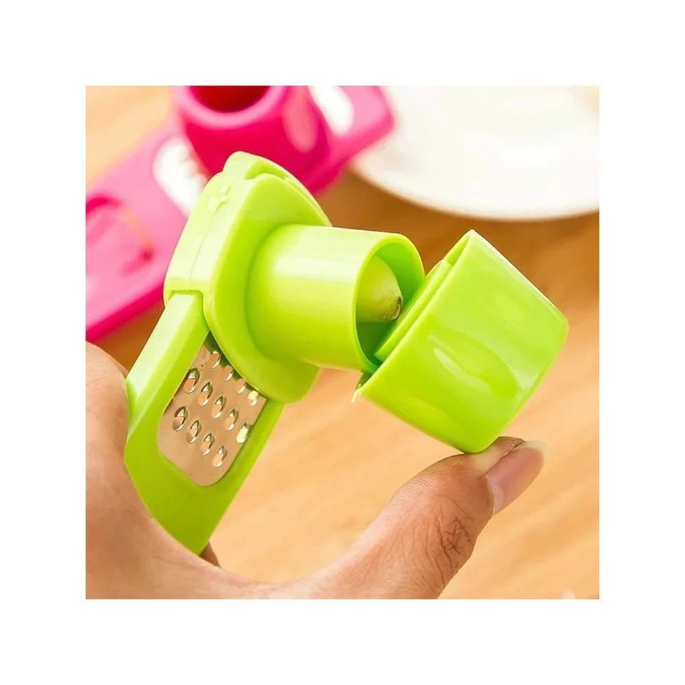 Rallador De Ajo Plastico Ojas De Acero Inox 14 Cm Grupo Dos — miniatura 4