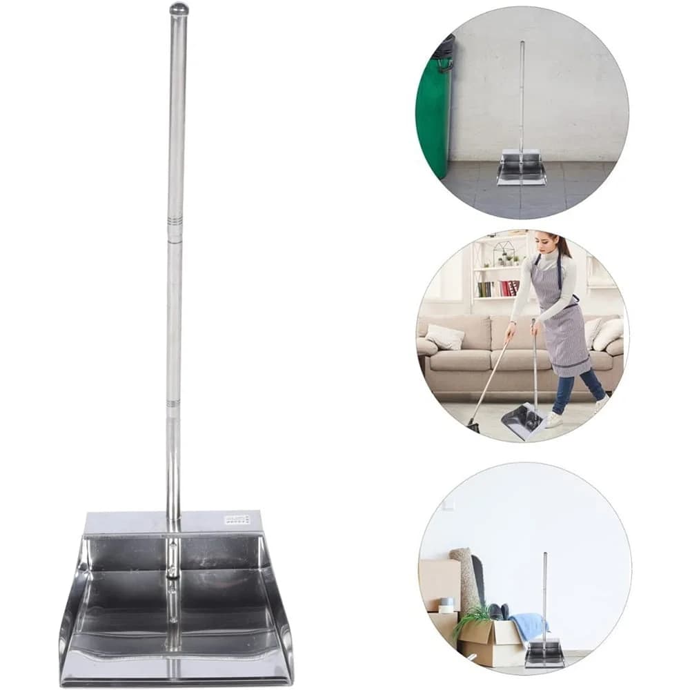 Pala Para Residuos Basura Mango Largo 66 Cm Acero Inoxidable — miniatura 2