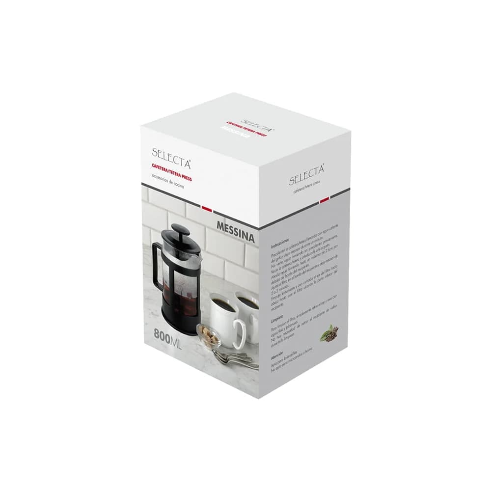 Cafetera De Embolo Cafe Selecta Prensa Francesa 800 Ml — miniatura 2