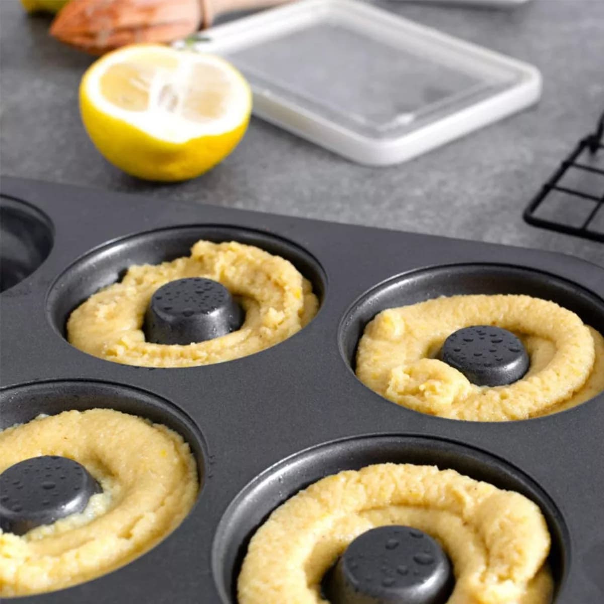 Molde De Donas X6 Teflon Antiadherente Asadera — miniatura 5