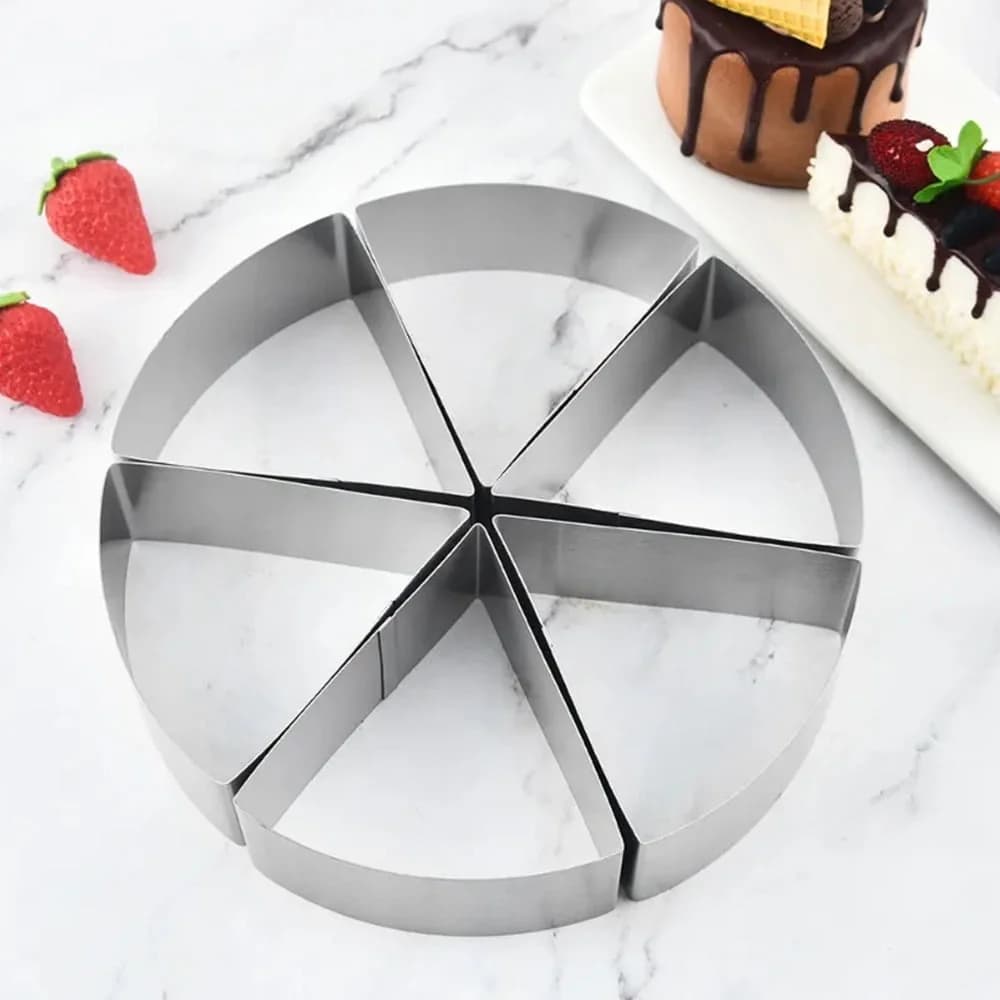 Molde Para Hornear Cortador Separador De Tortas Postres — miniatura 4