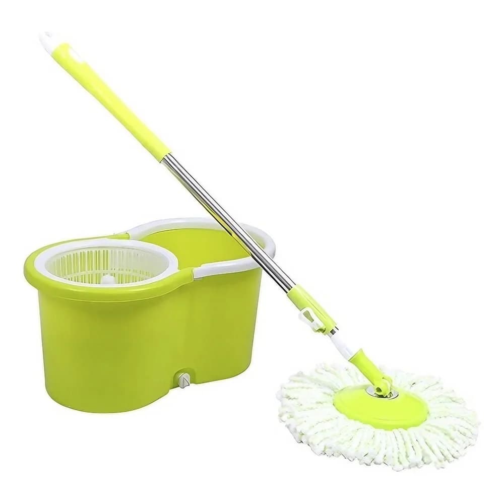 Balde Con Mopa Giratoria Y Centrifugador 360 Limpiador — imagen 2 de 7