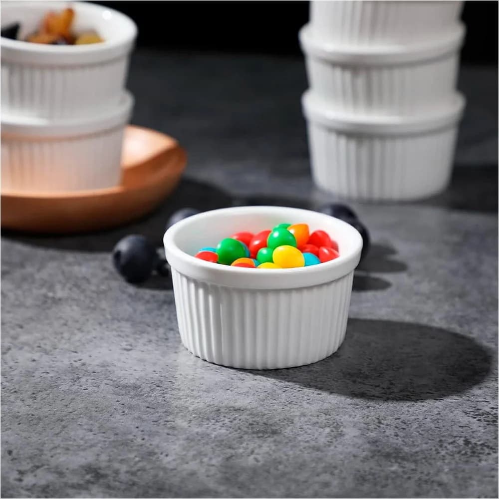 Dip Ceramica Ramekin Copetinero 6 Piezas 6,8 X 3,5 Cm — miniatura 4