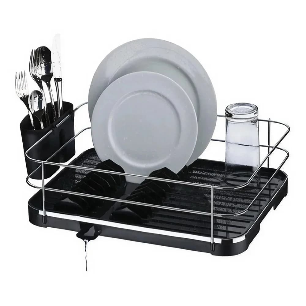 Escurridor De Platos Vajilla Vasos Con Bandeja Y Drenaje — imagen 1 de 4