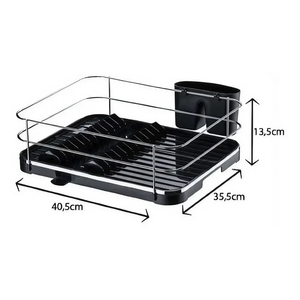 Escurridor De Platos Vajilla Vasos Con Bandeja Y Drenaje — imagen 2 de 4
