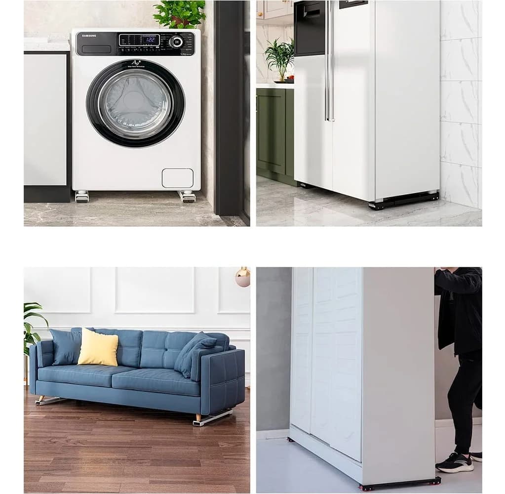 Deslizador Con Ruedas Soporte Base Para Electrodomestico — imagen 2 de 4