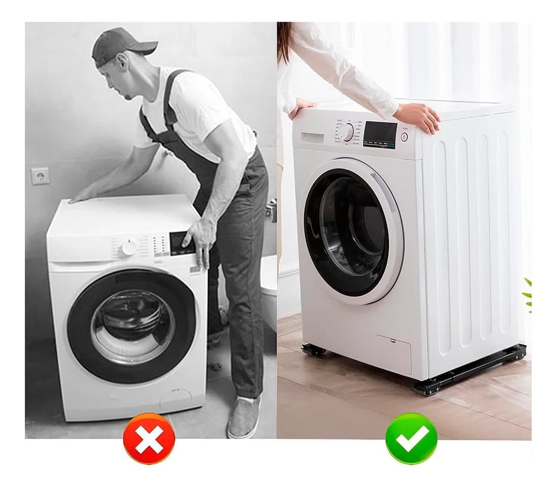 Deslizador Con Ruedas Soporte Base Para Electrodomestico — imagen 4 de 4