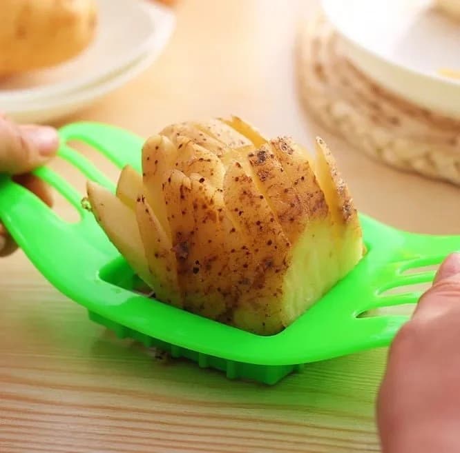 Cortador Papas Fritas Verduras Manzana Bastones Acero Inox — miniatura 2
