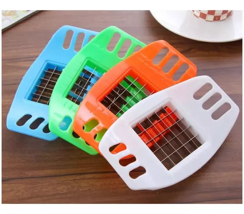 Cortador Papas Fritas Verduras Manzana Bastones Acero Inox — miniatura 5