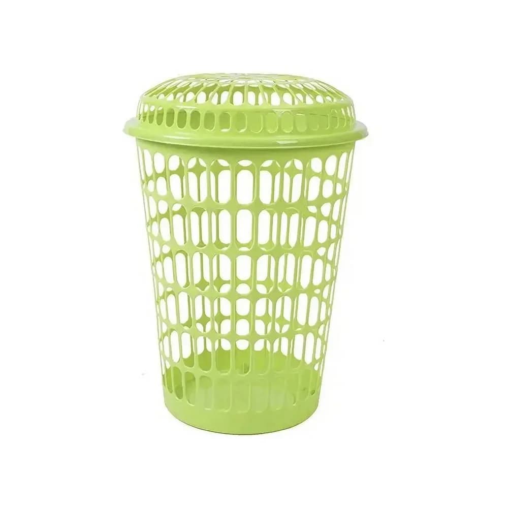 Canasto Cesto Para Ropa Con Tapa 60 L Plastico Grupo Dos — imagen 1 de 5