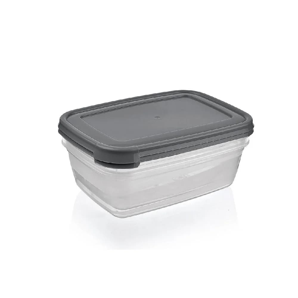 Set Tupper Pote Rectangular 2 Piezas Bpa Free 2000 Ml — imagen 1 de 3