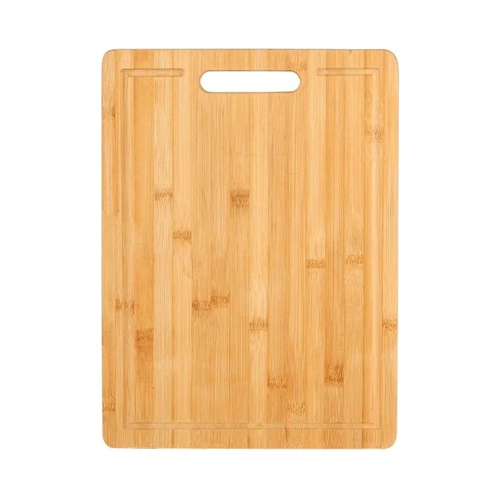 Tabla De Madera Bambu Cocina Para Picar Servir 36 Cm Asado — imagen 1 de 3