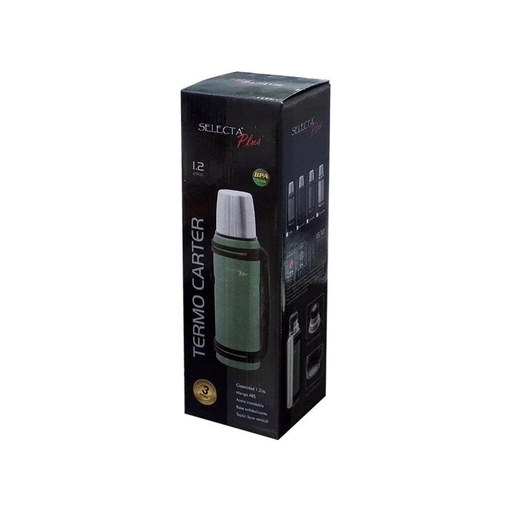 Termo Doble Pared 1200 Ml. Rojo Granate Selecta Plus — miniatura 2