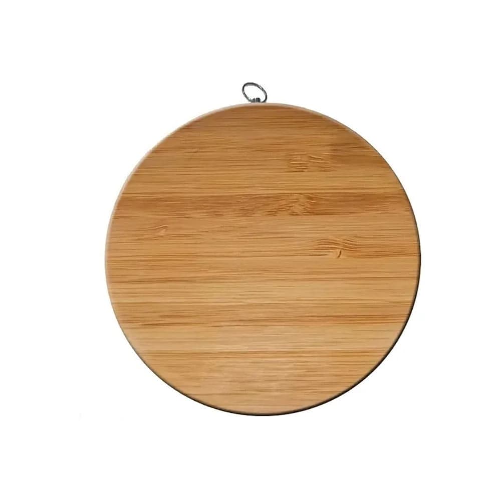 Tabla De Madera Redonda Bambu Para Pizza Carne 30 Cm — imagen 1 de 1