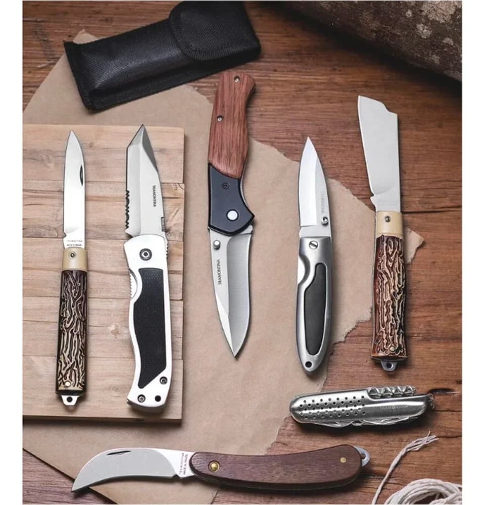 Navaja Tramontina 19 Cm Hoja Acero Inox Mango Abs — miniatura 2