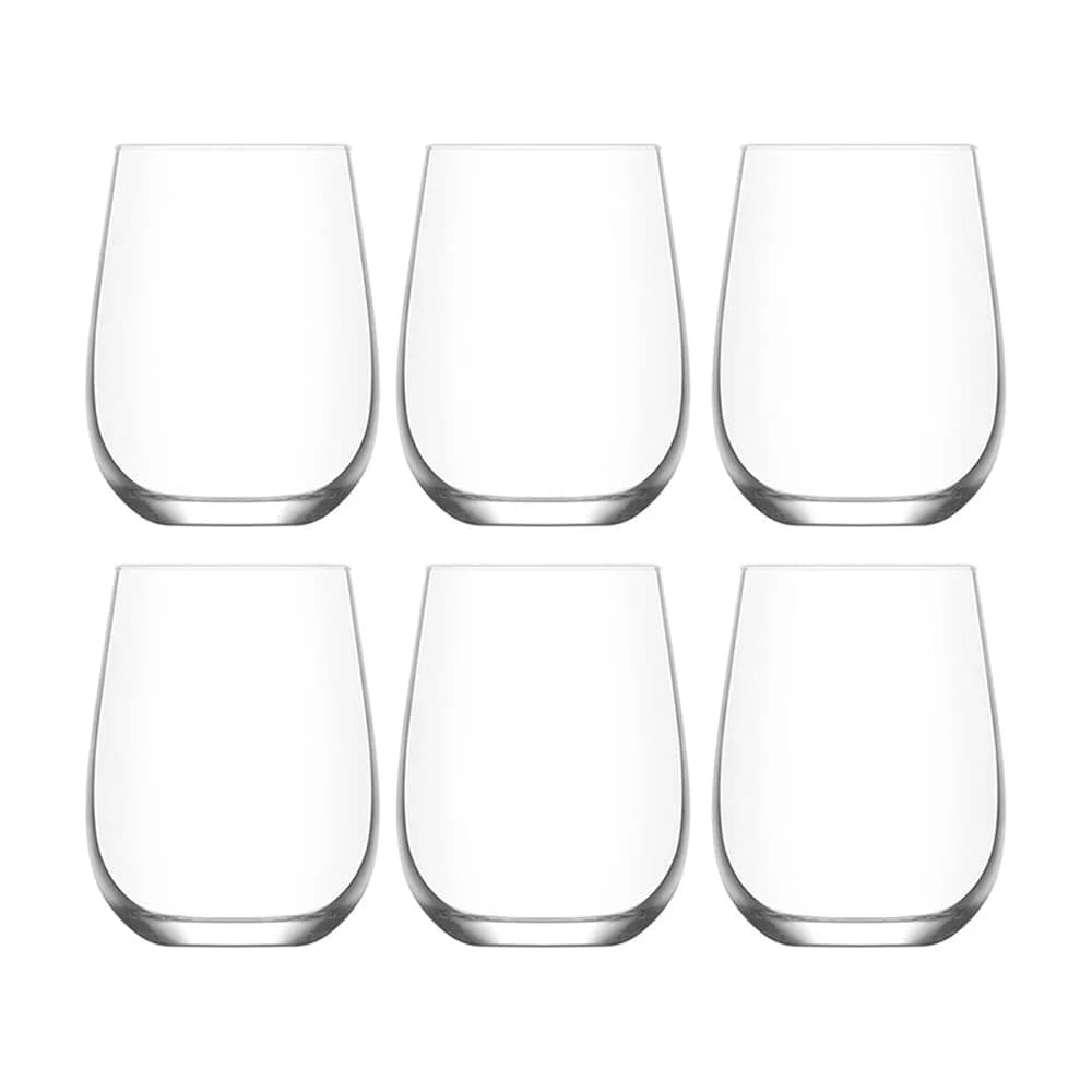 Vaso Vidrio De Vino Copa Sin Pie 475 Ml Gaia Lav X 6 Uni — imagen 1 de 3